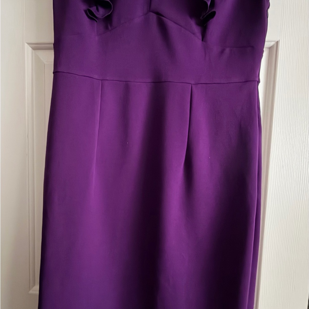 Chic Purple Ruffle Maxi Dress - Picture 4 of 7